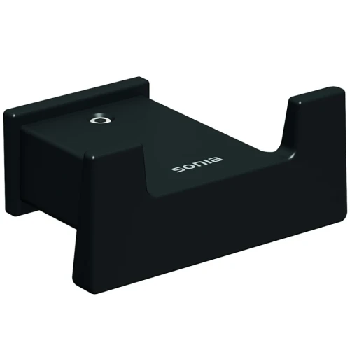 Двойной крючок Sonia S-Cube173006 Черный матовый