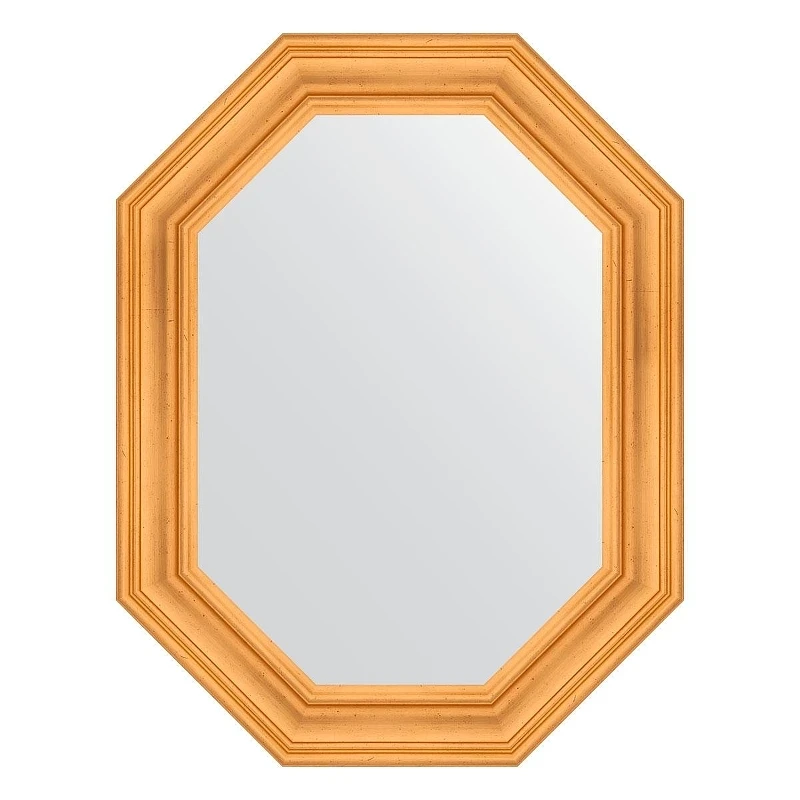 Зеркало Evoform Octagon 69х89 BY 7208 в багетной раме - Травленое золото 99