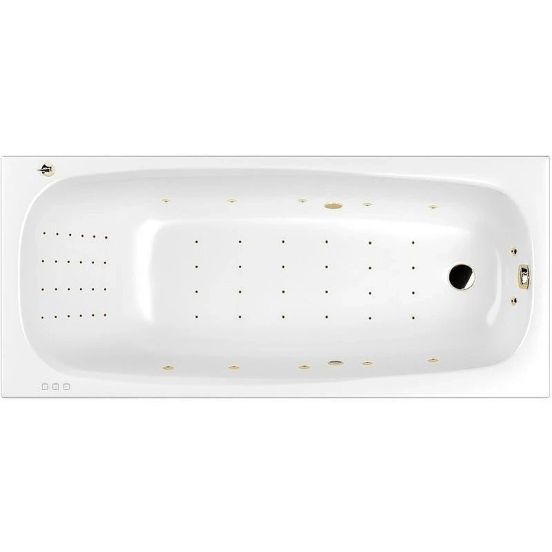 Акриловая ванна Whitecross Layla Slim 180x80 0122.180080.100.NANO.GL с гидромассажем
