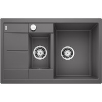 Кухонная мойка Blanco Metra 6 S Compact 518876 Темная скала искусственный камень (литьевой мрамор) встраиваемый