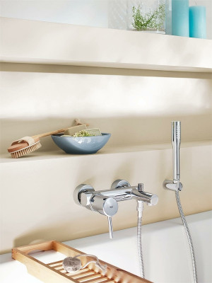 Смеситель для ванны Grohe Concetto 32211001 Хром латунь на стену