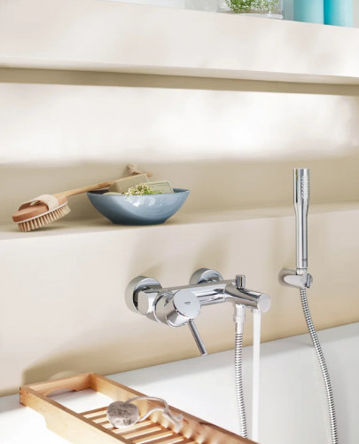 Смеситель для ванны Grohe Concetto 32211001 Хром латунь на стену