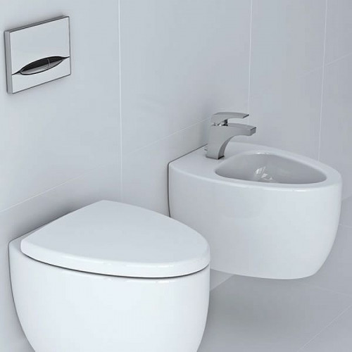 Унитаз Bocchi Etna 1116-001-0129 подвесной Белый глянцевый без сиденья фарфор подвесной