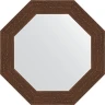 Зеркало Evoform Octagon 53х53 BY 3739 в багетной раме - Мозаика античная медь 70 мм