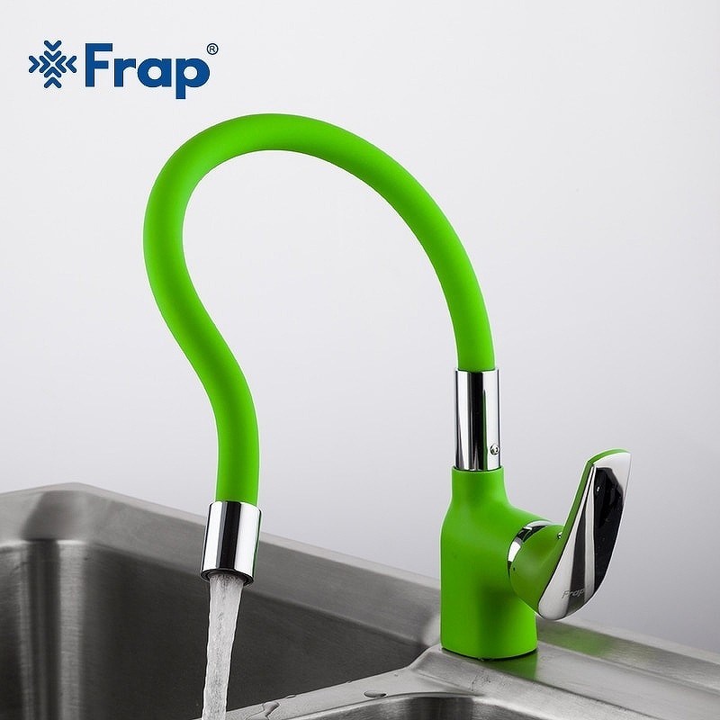 Смеситель для кухни Frap F4453-05 Зеленый латунь