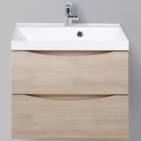 Тумба под раковину BelBagno Marino 60 MARINO-600-2C-SO-RG-P подвесная Rovere Grigio МДФ / ЛДСП