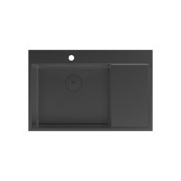 Кухонная мойка Lemark Kezadra 780L 9932152 цвет Черный матовый