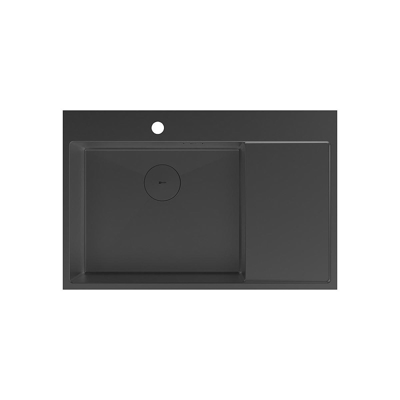 Кухонная мойка Lemark Kezadra 780L 9932152 цвет Черный матовый
