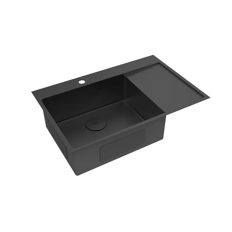 Кухонная мойка Lemark Kezadra 780L 9932152 цвет Черный матовый