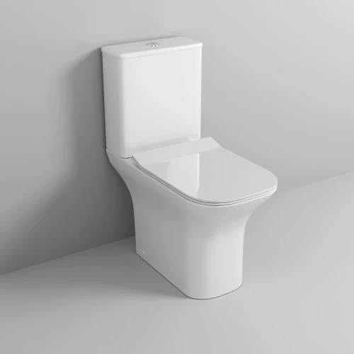 Унитаз-компакт Grossman Classic GR-4464SQ-K26 цвет Белый глянцевый с бачком и сиденьем Микролифт