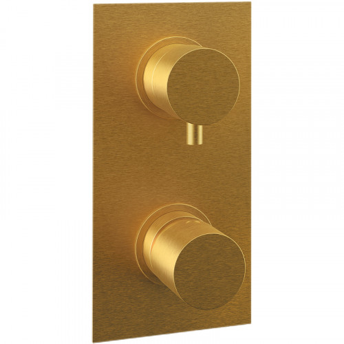 Смеситель для душа Remer Edge EG593BG Золото брашированное латунь встраиваемый