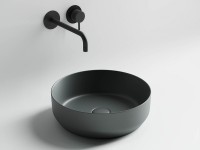 Раковина-чаша Ceramicanova Element 39 CN6022MDH Темный антрацит матовая фарфор накладная