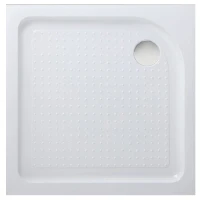 Акриловый поддон для душа BelBagno Tray 90x90x15 Белый  с антискользящим покрытием