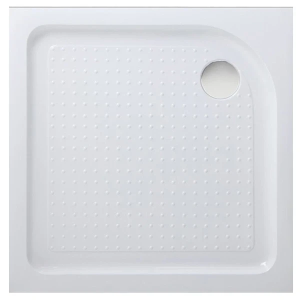 Акриловый поддон для душа BelBagno Tray 90x90x15 Белый с антискользящим покрытием