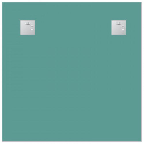 Зеркало Evoform Style 70x70 BY 0821 с зеркальным обрамлением - цвет Бронза