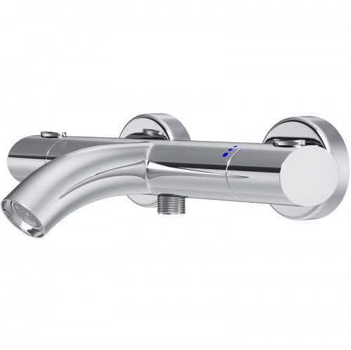 Смеситель для ванны AM.PM Sense F7550064 с термостатом Хром латунь на стену