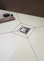 Душевой трап Berges Zentrum Norma 150x150 090463 с решеткой Хром матовый