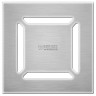 Душевой трап Berges Zentrum Norma 150x150 090463 с решеткой Хром матовый