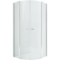 Душевой уголок New Trendy New Soleo Chrome 80х80 K-0418 профиль Хром стекло прозрачное