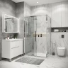 Душевой уголок Grossman Cosmo 100х90 120.K33.02.1090.10.00 профиль Хром стекло прозрачное