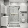 Душевой уголок Grossman Cosmo 100х90 120.K33.02.1090.10.00 профиль Хром стекло прозрачное