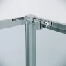 Душевой уголок Grossman Cosmo 100х90 120.K33.02.1090.10.00 профиль Хром стекло прозрачное