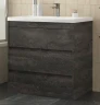 Тумба под раковину Art&Max Family M 75 FAMILY-M-750-3C-PIA-IS цвет Железный камень