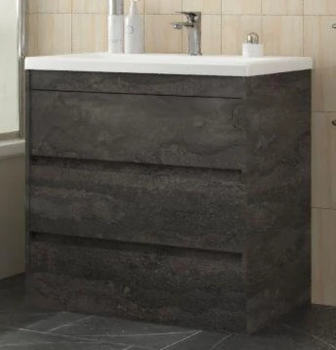 Тумба под раковину Art&Max Family M 75 FAMILY-M-750-3C-PIA-IS цвет Железный камень