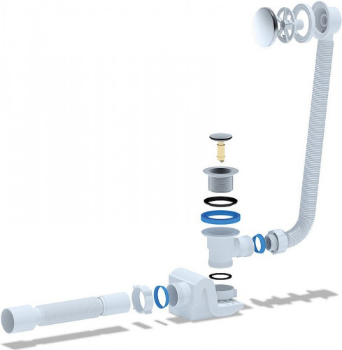Слив-перелив Cezares CZR-STP2-01 click-clack Хром
