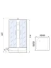 Душевая кабина River Quadro XL 90x90 MT Б/К 10000013950 без гидромассажа