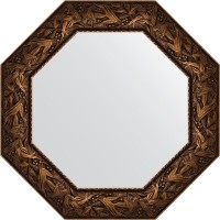 Зеркало Evoform Octagon 69х69 BY 3836 в багетной раме - Византия бронза 99 мм стекло