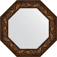 Зеркало Evoform Octagon 69х69 BY 3836 в багетной раме - Византия бронза 99 мм стекло
