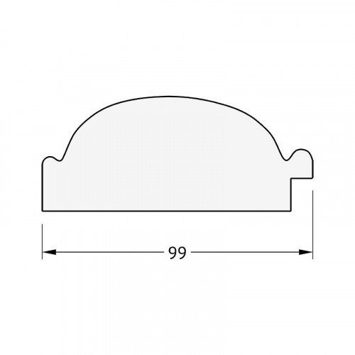 Зеркало Evoform Octagon 69х69 BY 3836 в багетной раме - Византия бронза 99 мм стекло