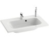 Раковина Ravak Chrome 80 XJG01180000 Белая искусственный камень (литьевой мрамор) полувстраиваемая