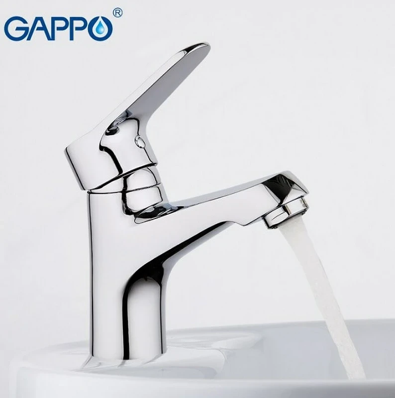 Смеситель для раковины Gappo G36 G1036 Хром латунь