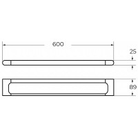 Полотенцедержатель Art&amp;Max Platino AM-E-3924-MB Черный матовый