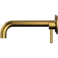 Смеситель для раковины Whitecross Y brushed gold Y1215GLB Брашированное золото латунь встраиваемый