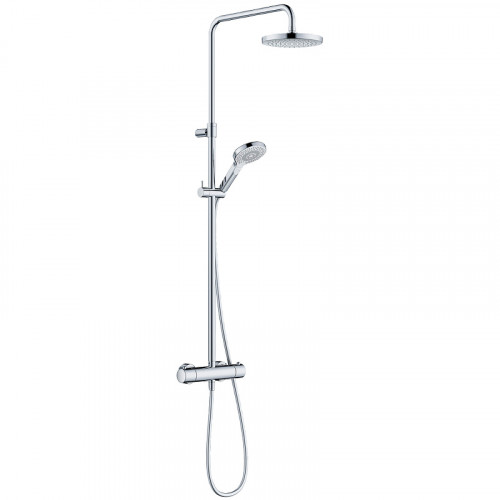 Душевая система Kludi Dive Dual Shower System 6907905-00 с термостатом Хром латунь на стену