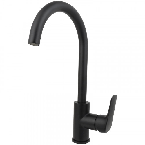 Смеситель для кухни Aquatek Вега AQ1082MB Черный матовый латунь