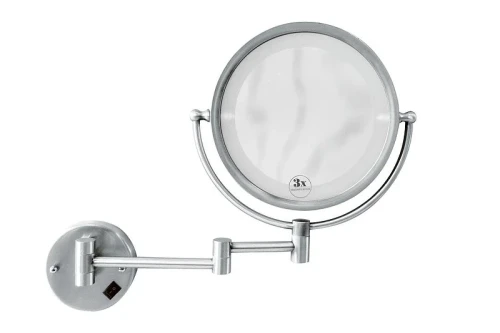 Косметическое зеркало Boheme Brillante 501-CR цвет Хром с подветкой и увеличением