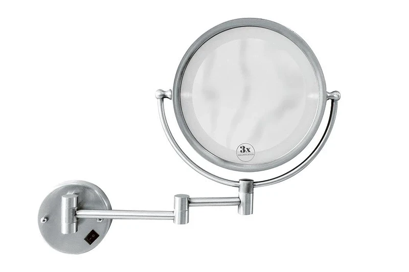 Косметическое зеркало Boheme Brillante 501-CR цвет Хром с подветкой и увеличением