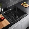 Кухонная мойка Ceruttispa Gloria50 nano embos 50 11256 цвет Графит