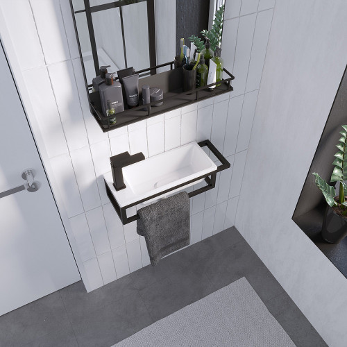 Зеркало Grossman Метрис 50 205001 Черное стекло