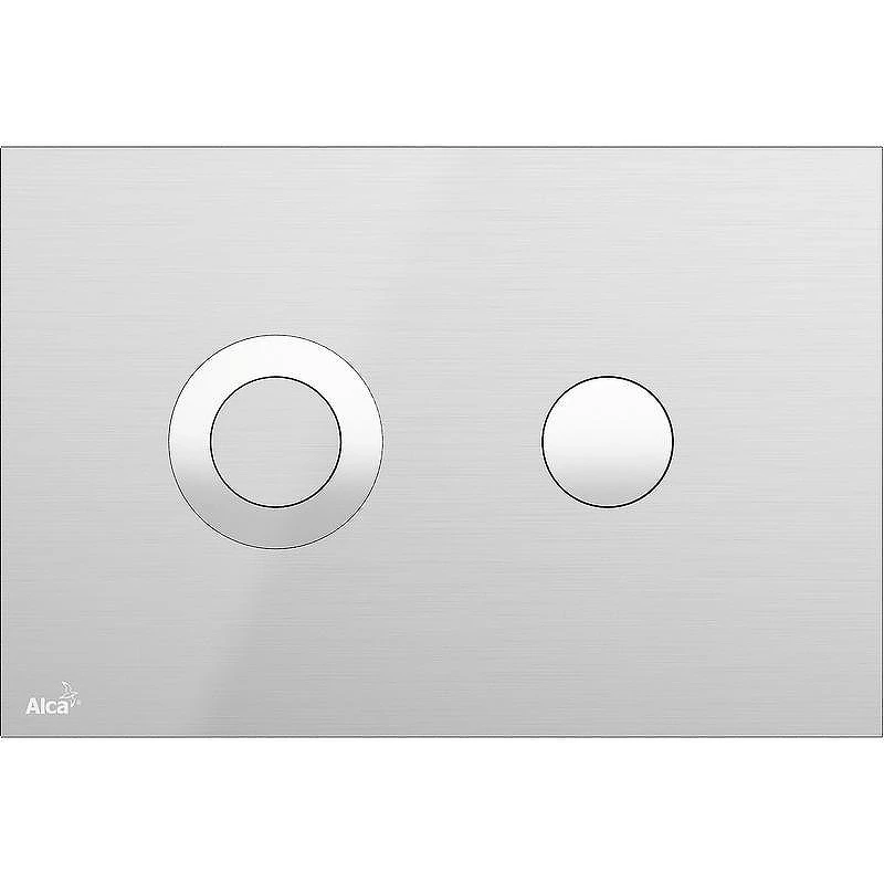 Кнопка смыва для инсталляции Alcaplast Flat Inox TURN-INOX Хром