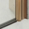 Душевая дверь Maybah Glass MGD-435-2 800х1980 двустворчатая на монопетлях Бронза стекло сатиновое