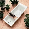 Ванна из искусственного камня Delice Diapason 180х75 DLR330065-G цвет Белый глянцевый