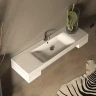Раковина Kerasan Cento 140 353501*1 Белая фарфор подвесная, накладная