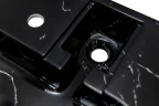 Раковина Stella Polar Солярис 60 SP-00001404 на стиральную машину Черный мрамор