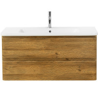 Тумба под раковину BelBagno 105 ALBANO-CER-1050-2C-SO-RR подвесная Rovere Rustico МДФ / ЛДСП