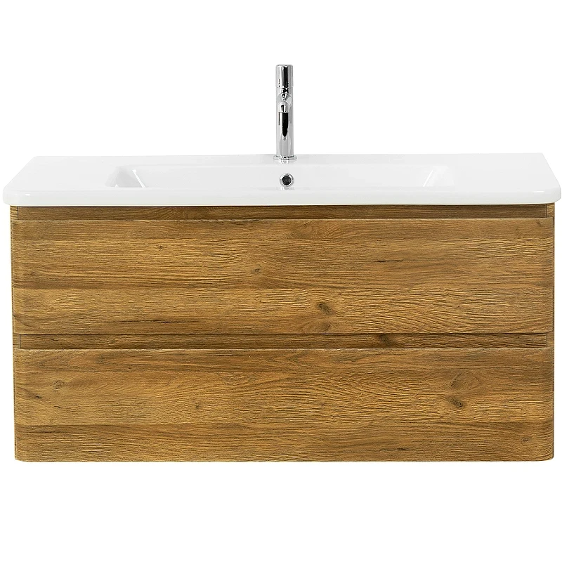 Тумба под раковину BelBagno 105 ALBANO-CER-1050-2C-SO-RR подвесная Rovere Rustico МДФ / ЛДСП